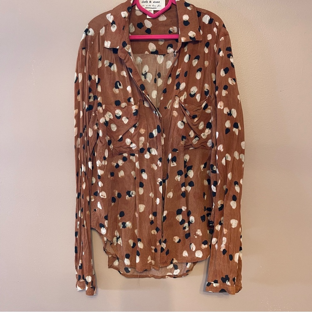 Cloth and stone button down xs